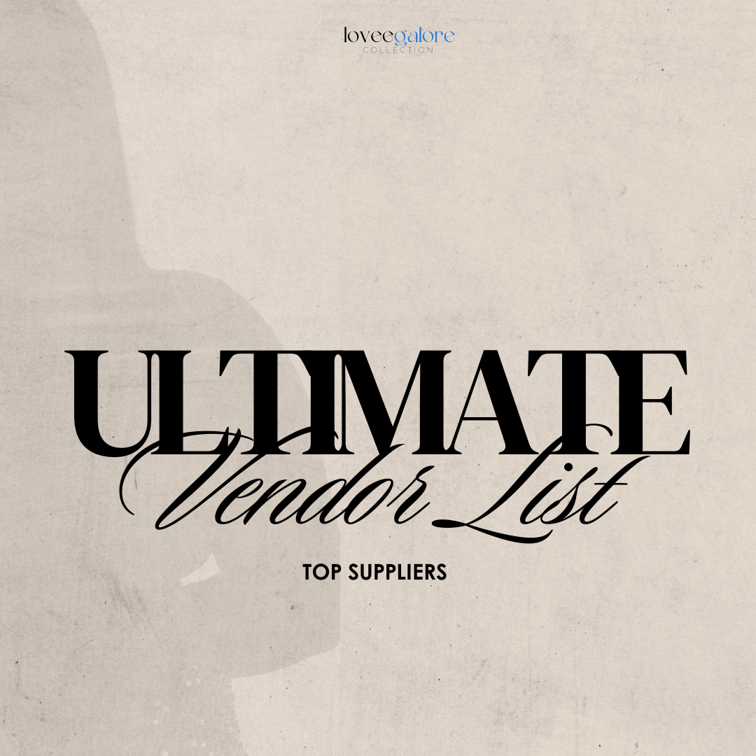 ULTIMATE VENDOR LIST